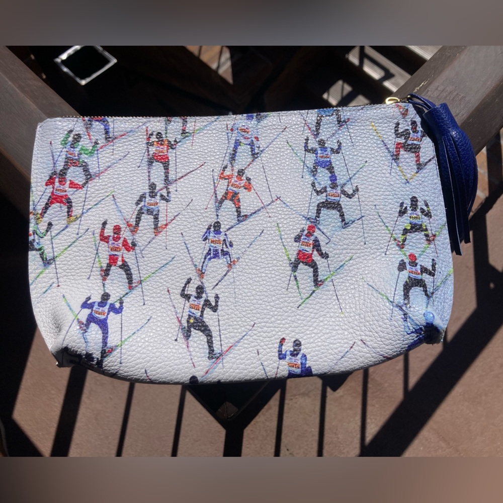 Paige Gamble clutch skiers purse